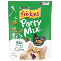 Friskies Party Mix Picnic Crunchy Cat Treats (size: 6 oz)