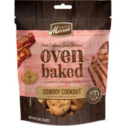 Merrick Oven Baked Cowboy Cookout Real Beef & Bacon Dog Treats (size: 11 oz)