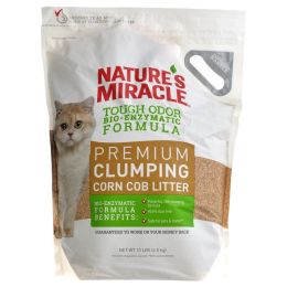 Nature's Miracle Tough Odor Bio-Enzymatic Formula Premium Clumping Corn Cob Litter (size: 10 lbs)