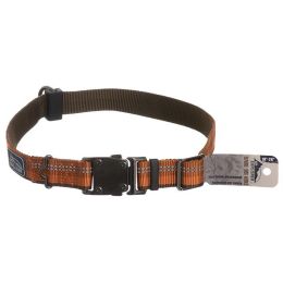 K9 Explorer Reflective Adjustable Dog Collar - Campfire Orange (size: 26" Long x 1" Wide)