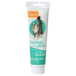 Hartz Hairball Remedy Plus Cat & Kitten Paste - Natural Salmon Flavor (size: 2.5 oz)
