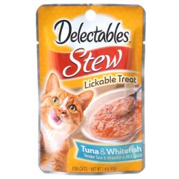 Hartz Delectables Stew Lickable Cat Treats - Tuna & Whitefish (size: 1.4 oz)
