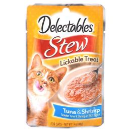 Hartz Delectables Stew Lickable Cat Treats - Tuna & Shrimp (size: 1.4 oz)