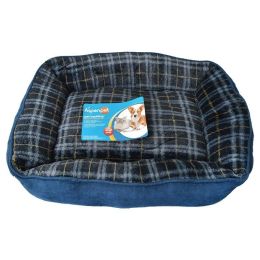 Aspen Pet Plush Pet Lounger (size: 22"L x 18"W (Assorted Colors))