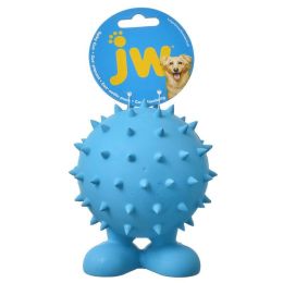 JW Pet Spiky Cuz Dog Toy (size: Large - 5.3" Tall (Assorted Colors))