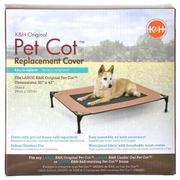 K&H Pet Cot Cover - Chocolate Brown (size: Large - (30"L x 42"W))