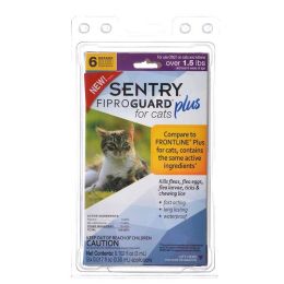 Sentry Fiproguard Plus for Cats & Kittens (size: 6 Applications - (Cats over 1.5 lbs))