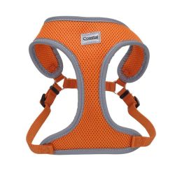 Coastal Pet Comfort Soft Reflective Wrap Adjustable Dog Harness - Sunset Orange (size: Small - 19-23" Girth - (5/8" Straps))