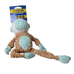 PetSport Tuff Squeak Jungle Monkey Toy (size: 1 Pack - (14" Long))