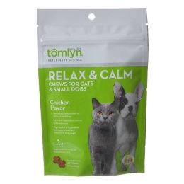 Tomlyn Relax & Calm Chews (size: Small Dog/Cat - 30 Pack)