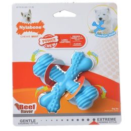 Nylabone Dura Chew X-Bone - Beef Flavor (size: Regular - 1 Pack - (Dogs up to 15 lbs))