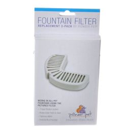 Pioneer Replacement Filters for Stainless Steel and Ceramic Fountains (size: 3 Pack)