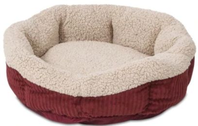 Aspen Pet Self Warming Pet Bed - Spice & Cream (size: 19" Diameter)