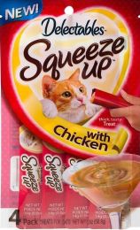 Hartz Delectables Squeeze Up Cat Treat - Chicken (size: 4 Pack - (4 x 0.5 oz Tubes))