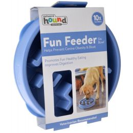 Outward Hound Fun Feeder Slo Bowl - Blue (size: Large - 1 Count - (11" Diameter))