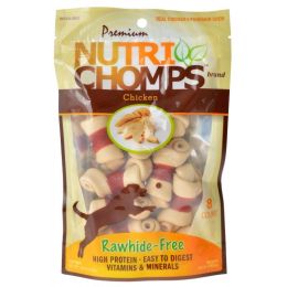 Premium Nutri Chomps Chicken Wrapped Knots (size: Mini - 8 Count)