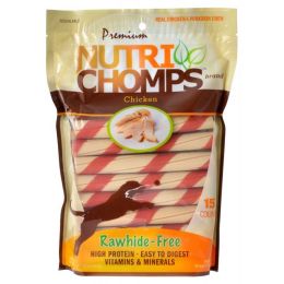 Premium Nutri Chomps Chicken Wrapped Twists (size: 15 count)