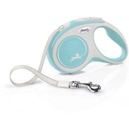 Flexi New Comfort Retractable Tape Leash - Blue (size: Small - 16' Tape (Pets up to 33 lbs))