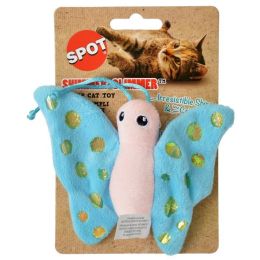 Spot Shimmer Glimmer Butterfly Catnip Toy - Assorted Colors (size: 1 Count)