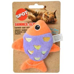Spot Shimmer Glimmer Fish Catnip Toy - Assorted Colors (size: 1 Count)