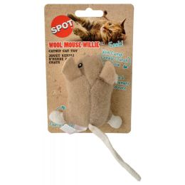 Spot Wool Mouse Willie Catnip Toy - Assorted Colors (size: 1 Count (3.5" Long))
