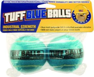 Petsport Tuff Ball Dog Toy Blue (size: 2 count (2.5"D))