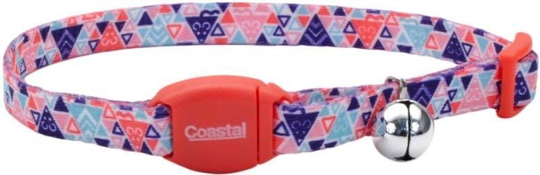 Coastal Pet Safe Cat Breakaway Collar Collar Multi Triangle (size: 12"L x 3/8"W)