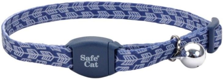 Coastal Pet Safe Cat Breakaway Collar Grey Arrows (size: 12"L x 3/8"W)