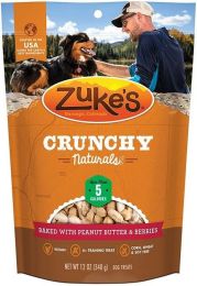 Zukes Crunchy Naturals With Peanut Butter & Berries (size: 12 oz)
