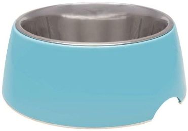 Loving Pets Electric Blue Retro Bowl (size: 1 count - Small)