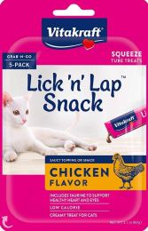 VitaKraft Lick N Lap Snack Chicken Cat Treat (size: 5 count)