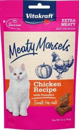 VitaKraft Meaty Morsels Chicken & Pumkin Cat Treat (size: 1.4 oz)
