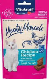 VitaKraft Meaty Morsels Chicken & Salmon Cat Treat (size: 1.4 oz)