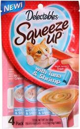 Hartz Delectables Squeeze Up Lickable Cat Treat - Tuna & Shrimp (size: 4 count)