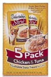 Hartz Delectables Stew Lickable Treat for Cats - Chicken & Tuna (size: 5 count)