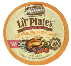 Merrick Lil Plates Grain Free Tiny Thanksgiving Day Diner (size: 3.5 oz)
