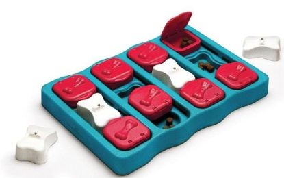 Outward Hound Nina Ottoson Puzzle Brick Dog Game (size: 1 Count)