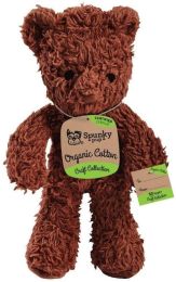 Spunky Pup Organic Cotton Bear Dog Toy (size: Small - 1 count)