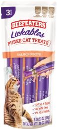 Beefeaters Lickables Salmon Puree Cat Treats (size: 1.59 oz)