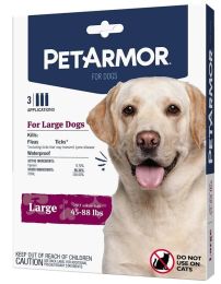 PetArmor Flea and Tick Treatment for Large Dogs (45-88 Pounds) (size: 3 count)
