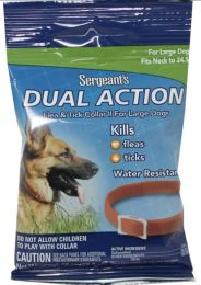 Sergeants Dual Action Flea and Tick Collar II for Large Dogs Neck Size 24.5" (size: 1 Count)