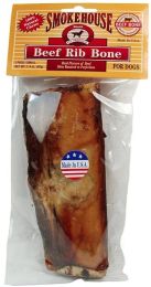 Smokehouse Beef Rib Bone Natural 6" Long Dog Treat (size: 1 Count)