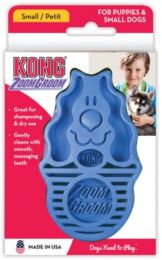 Kong ZoomGroom Dog Brush - Boysenberry (size: small)