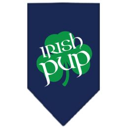 Irish Pup Screen Print Bandana (Color: Blue, size: small)