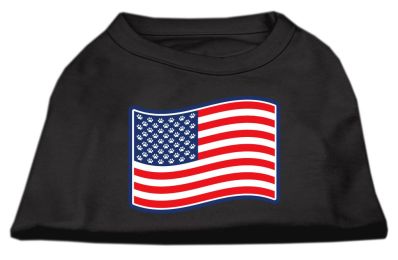 Paws and Stripes Screen Print Shirts (Color: Black, size: XXXL)